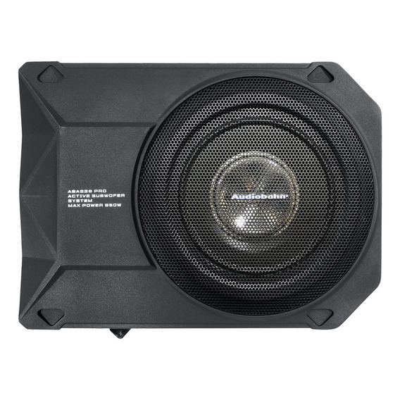 Audiobahn Subwoofer Amplificado 8puLG Control Remoto Abass8 Color Negro