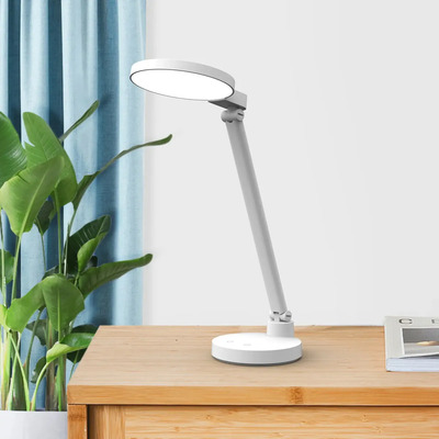 Lampara De Escritorio Led Diletta Blanca Movil Tl400b Mks Blanco