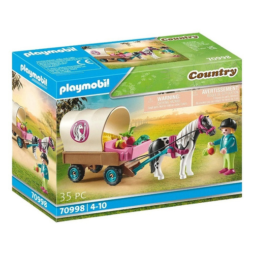 Playmobil 70998 Country Carruaje De Pony Caballo