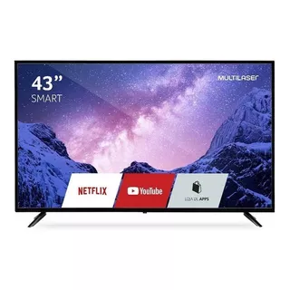 Smart Tv Multilaser Tl027 Led Linux Full Hd 43  110v/220v