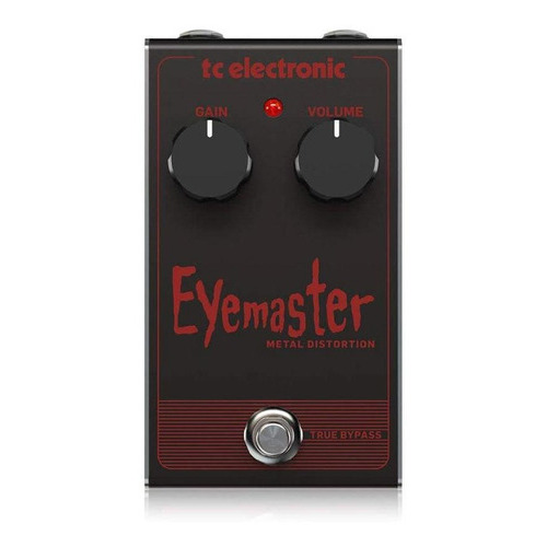 Pedal de guitarra Tc Electronic Eyemaster Metal Distortion, otro color