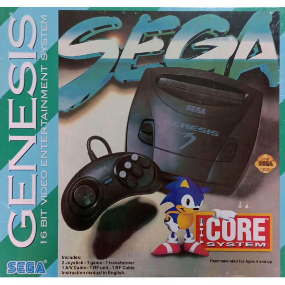Sega Genesis 3 + Joysticks + Juego
