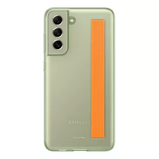 Slim Strap Cover Para Galaxy S21 Fe 5g Color Olive