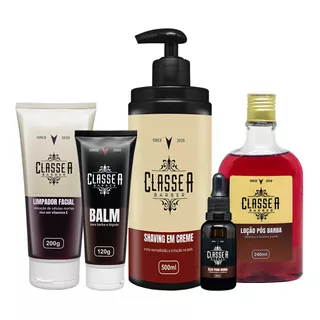 Kit Barba Classe A® Kit Barbeiro Profissional 5 Produtos