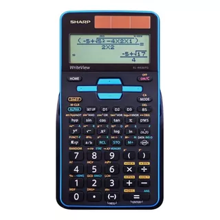 Calculadora Científica Sharp El-w535tgbbl De 16 Dígitos, Cor Preta Com Azul