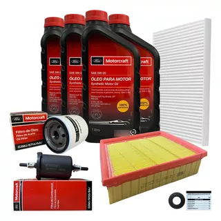 Kit Revisão Ká Ecosport 1.5 Troca De Óleo 5w20 Ford Filtros