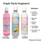 Triple Pack Shampoo + Alisante Sin Formol Coco + Crema Acida