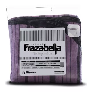 Frazada Aldeana Frazabella Doble Faz De 2.1m X 1.5m