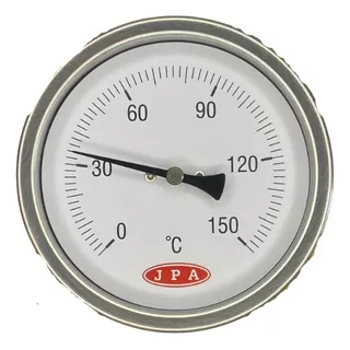 Termômetro Angular 100mm  Total Inox 0 - 150° Haste 100mm