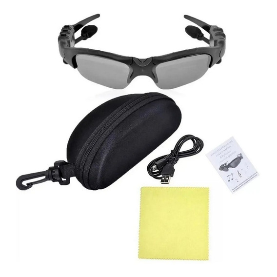 Gafas De Sol Con Bluetooth Micrófono Mp3 + Lentes De Regalo