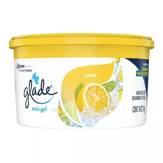 Aromatizante En Gel Glade Mini Limón 70g