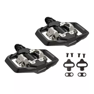 Pedal De Plataforma Shimano Me700 Con Calas Para Bicicleta