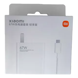 Cargador Original Xiaomi 67w Para Mi 11 Ultra + Cable Tipo-c