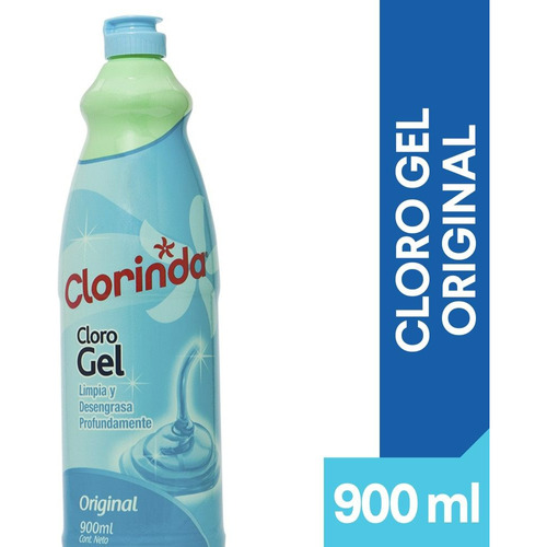 Cloro En Gel Clorinda Original 900 Ml
