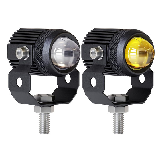 Par Faro Led Exploradora Laser Blanco Amarillo Moto Coche60w