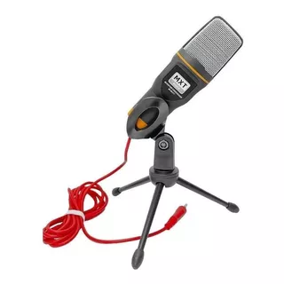 Microfone Condensador Mesa Com Tripé Mxt Plug P2 Home Studio