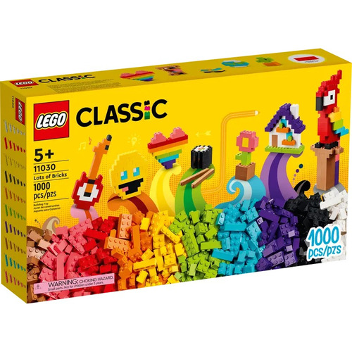 Lego Classic - Ladrillos A Montones (11030) Cantidad de piezas 1000 Versión del personaje Multiples personajes