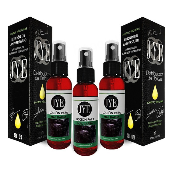  Natural JYE Bárba y bigote - 3 packs de 3 unidades de 180mL 180t