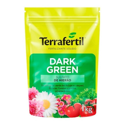 Dark Green Sulfato De Hierro Terrafertil 3kg Grow
