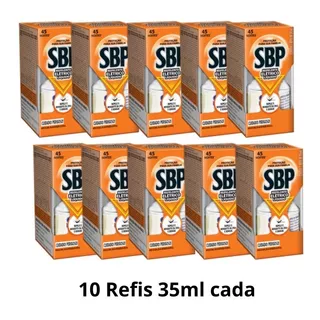 Sbp Inseticida 10 Refis 35ml Repelente Elétrico 45 Noites