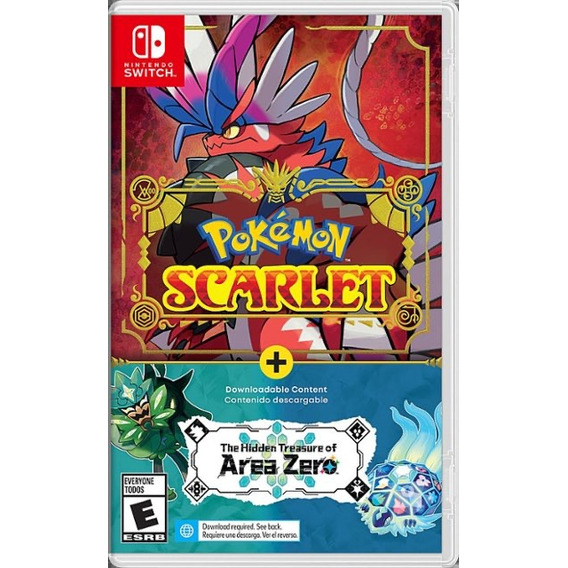 Pokemon Scarlet + Hidden Treasure  Area Zero Fisico Switch 