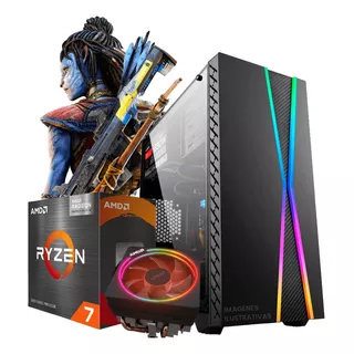 Pc Armada Gamer Amd Ryzen 7 5700g Ram 16gb  480g Kit Gamer