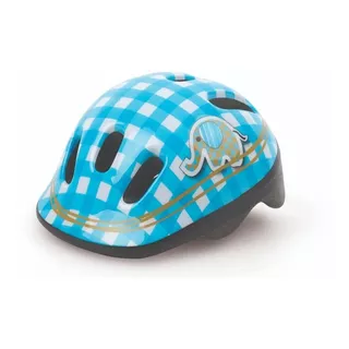 Capacete Infantil Bike Polisport Baby Elephant Cor Azul-celeste Tamanho Xxs