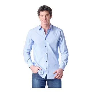 Pack X 2 Camisas Entalladas Hombre Slim Fit Varios Colores!!