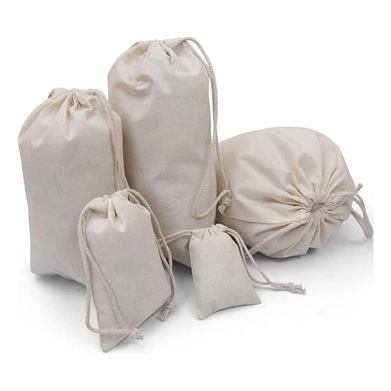 Pack 10 Bolsa Biodegradable Tela Crea Tipo Saquito 20x30cm 