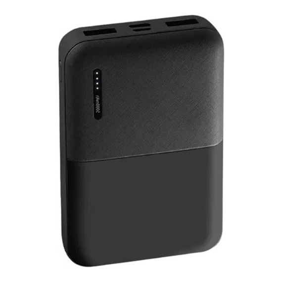 Cargador Portatil 5000mah Power Bank Netmak Nm-pb3 5v Pcreg Color Negro