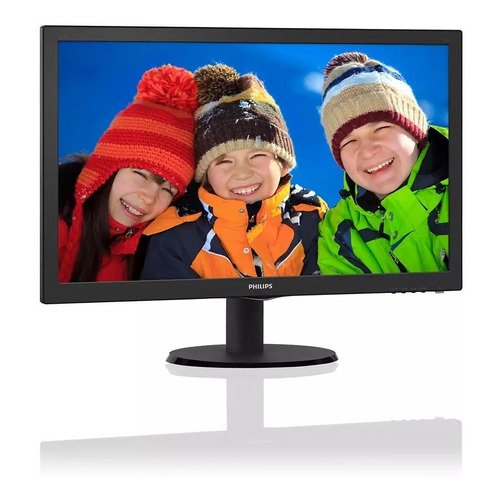 Monitor Philips 21,5 Pulgadas Lcd Tft Full Hd 60z Hdmi + Vga Color Negro