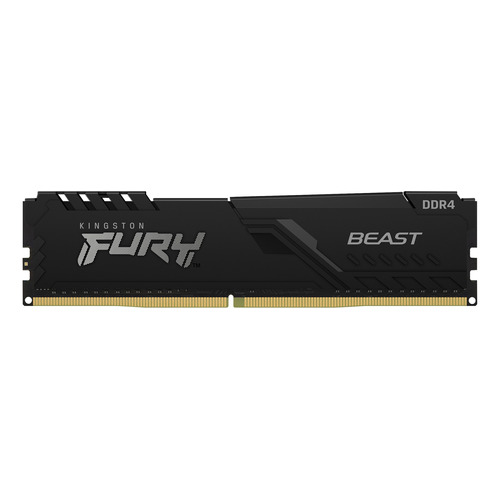 Memoria RAM Fury Beast DDR4 gamer color negro 16GB 1 Kingston KF432C16BB1/16