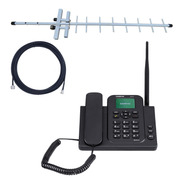 Kit Celular Mesa Rural Intelbras 3g Wi-fi + Antena Externa