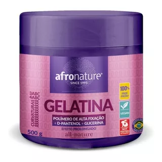 Gelatina Day After Definição E Redução De Frizz All Nature