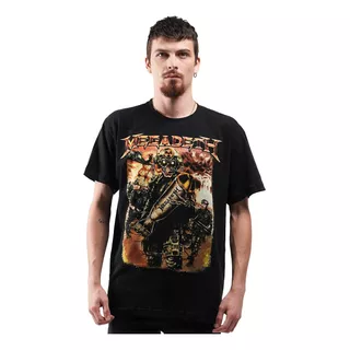 Camiseta Oficial Megadeth Check This Bomb Rock Activity