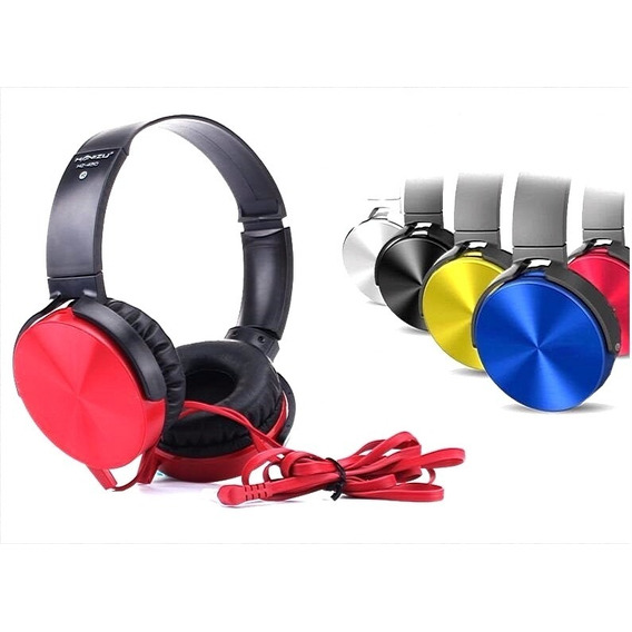 Auriculares Extra Bass St-450 Con Microfono De Vincha Febo