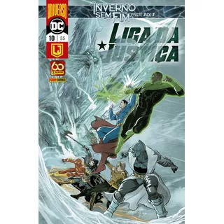 Liga Da Justiça - 10 / 55, De Lanning, Andy. Editora Panini Brasil Ltda, Capa Mole Em Português, 2021