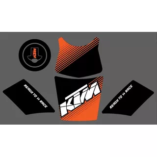 Protector De Estanque Resina Para Ktm Duke 200 390 