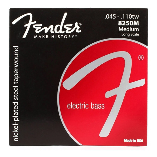 Encordado Para Bajo Electrico Fender Nps 8250m 045/110 Tw