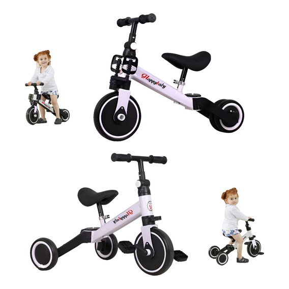 Bicicleta De Equilibrio Infantil 3 En 1 Con Pedales