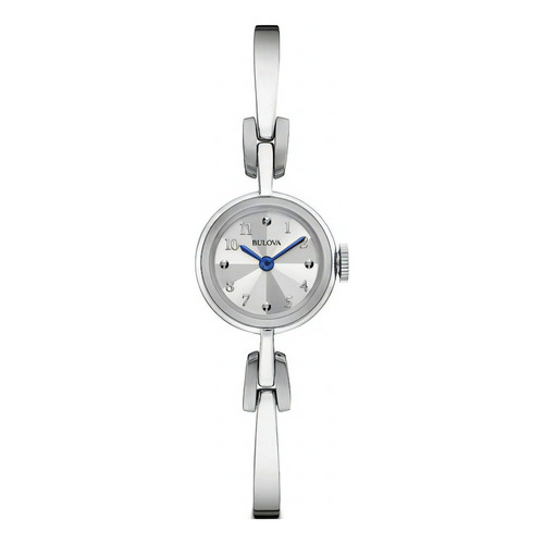 Reloj Bulova Mujer Clasico 96l222 Color de la malla Plateado Color del bisel Plateado Color del fondo Plateado