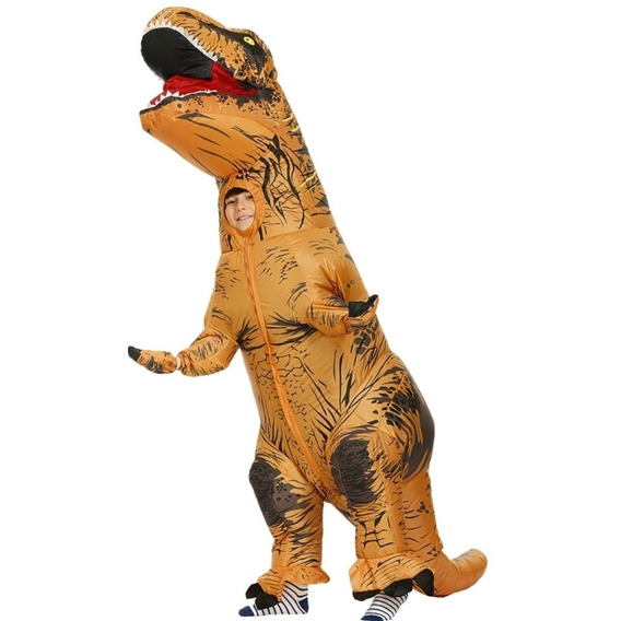 Disfraz Niño Dinosaurio T-rex Inflable Envio Gratis