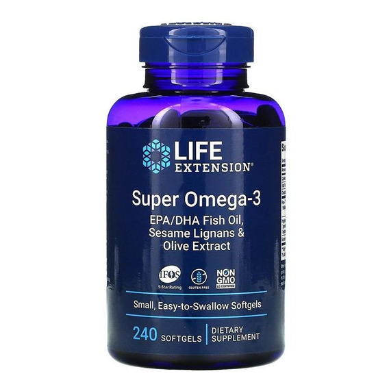 Life Extension Super Omega-3 Epa/dha 240 Cápsulas