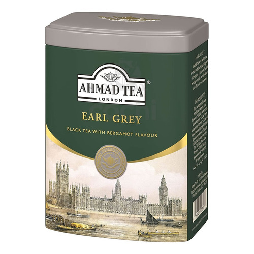 Te Ahmad Earl Grey Lata 100grs En Hebras