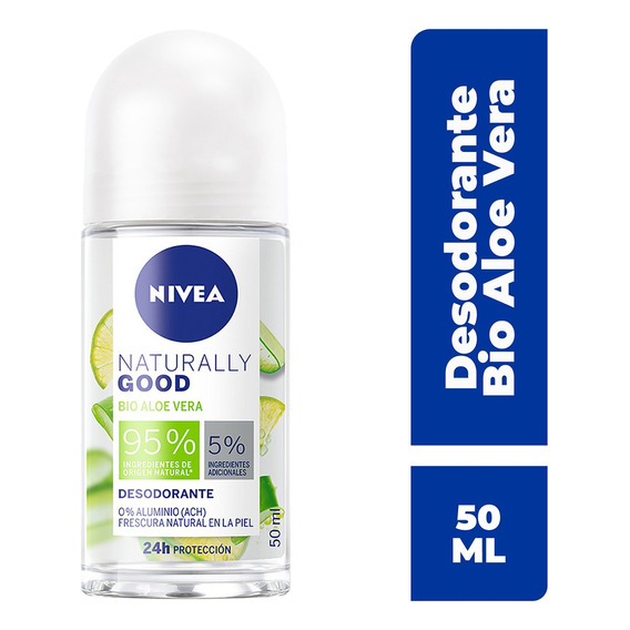 Desodorante Vegano Nivea Naturally Good Bio Aloe Vera 50ml