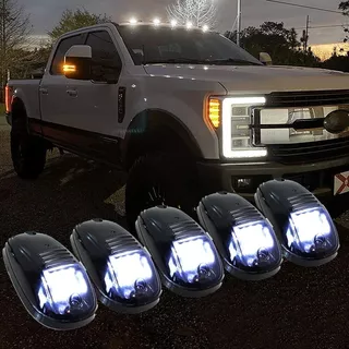 Luz Cab Teto Dodge S10 Silverado F250 - 12 Luzes Led Branca