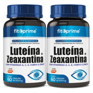 Kit 2 Luteína + Zeaxantina Vitaminas A C E Cobre Zinco 60cps