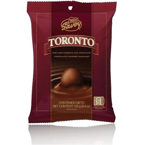 Toronto Avellana Cubierta De Chocolate Bolsa 125g  Nestle