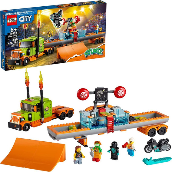 Kit De Construcción Lego Espectáculo Acrobático Camión 60294 Cantidad de piezas 420