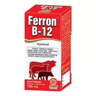 Ferron B12 100ml Trata Anemias Por Deficiência De Ferro